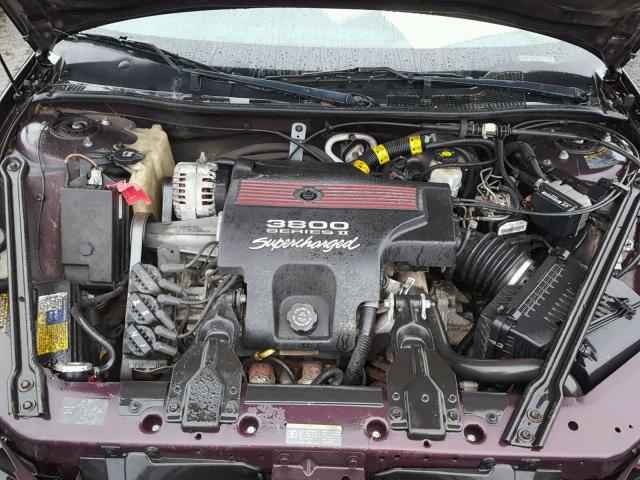 1G2WR521X2F261076 - 2002 PONTIAC GRAND PRIX BURGUNDY photo 7