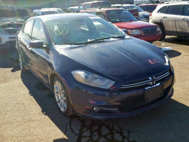 1C3CDFCH2DD167792 - 2013 DODGE DART LIMIT BLUE photo 1