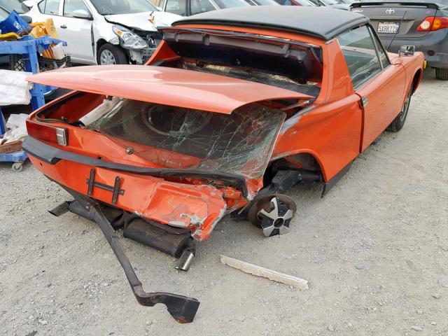 4722907051 - 1972 PORSCHE 914 ORANGE photo 4