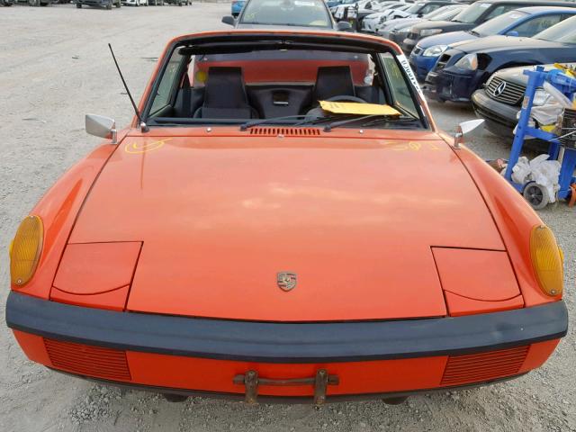 4722907051 - 1972 PORSCHE 914 ORANGE photo 9