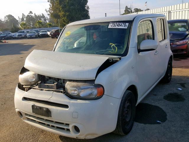 JN8AZ2KR2BT202281 - 2011 NISSAN CUBE BASE WHITE photo 2