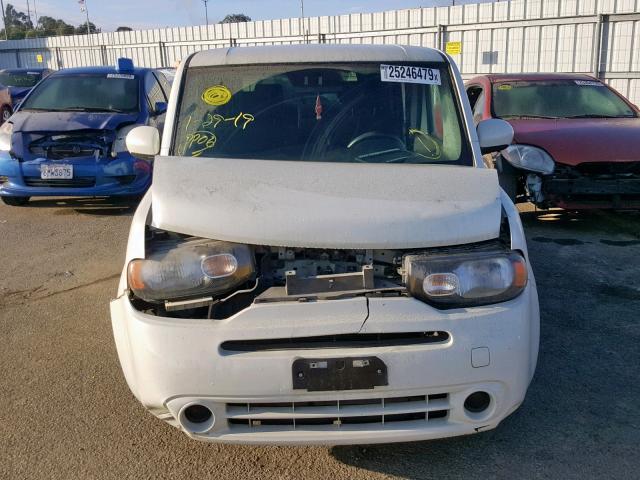 JN8AZ2KR2BT202281 - 2011 NISSAN CUBE BASE WHITE photo 9