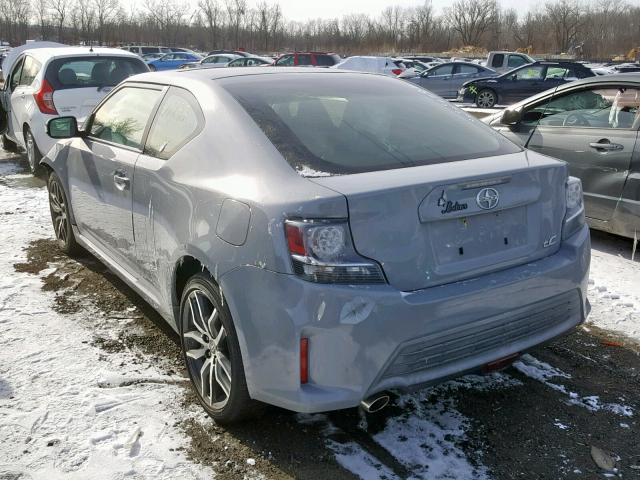 JTKJF5C7XE3080737 - 2014 TOYOTA SCION TC ნაცრისფერი ფოტო 3