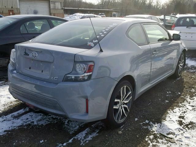 JTKJF5C7XE3080737 - 2014 TOYOTA SCION TC ნაცრისფერი ფოტო 4
