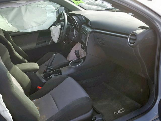 JTKJF5C7XE3080737 - 2014 TOYOTA SCION TC ნაცრისფერი ფოტო 5