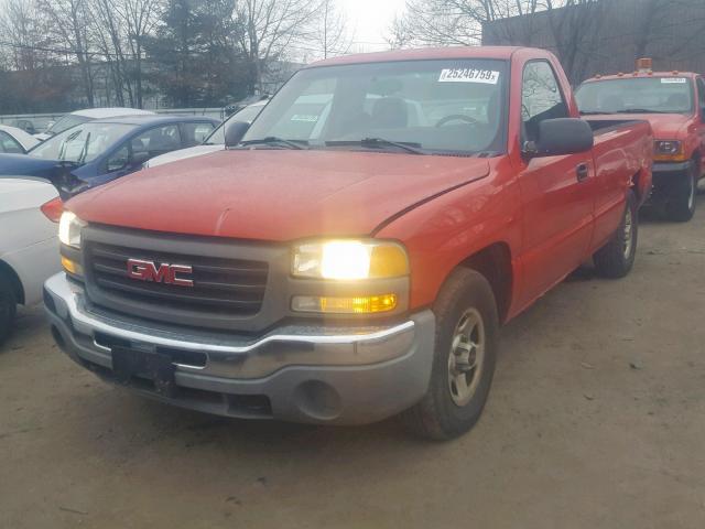 1GTEC14XX3Z359706 - 2003 GMC NEW SIERRA RED photo 2