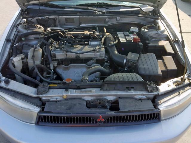 4A3AA36G61E089596 - 2001 MITSUBISHI GALANT DE SILVER photo 7