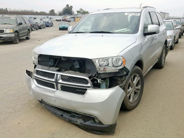 1C4RDHDG0CC152686 - 2012 DODGE DURANGO CR SILVER photo 2