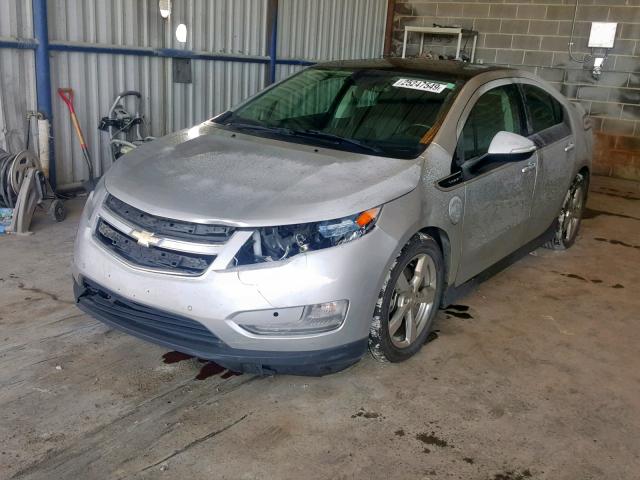 1G1RD6E45BU102943 - 2011 CHEVROLET VOLT SILVER photo 2