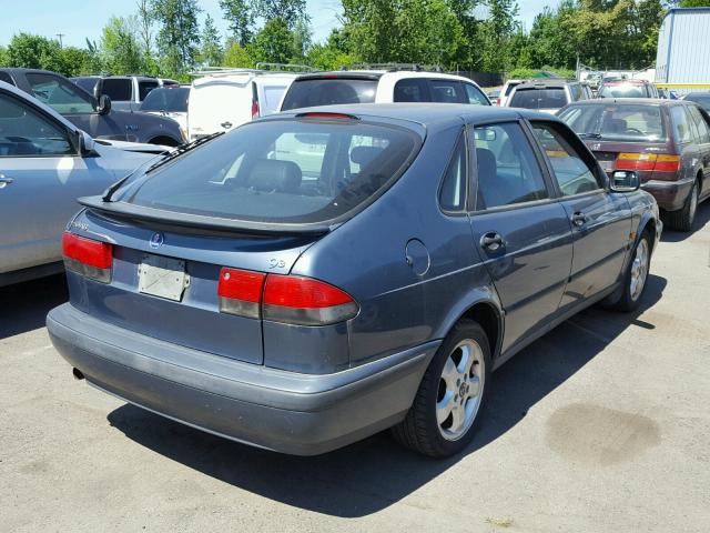 YS3DD55NXX2084875 - 1999 SAAB 9-3 S BLUE photo 4