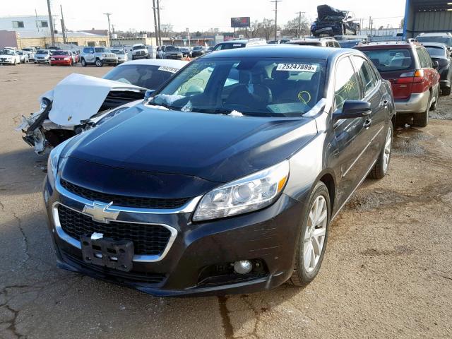 1G11E5SL1EF252251 - 2014 CHEVROLET MALIBU 2LT BLACK photo 2