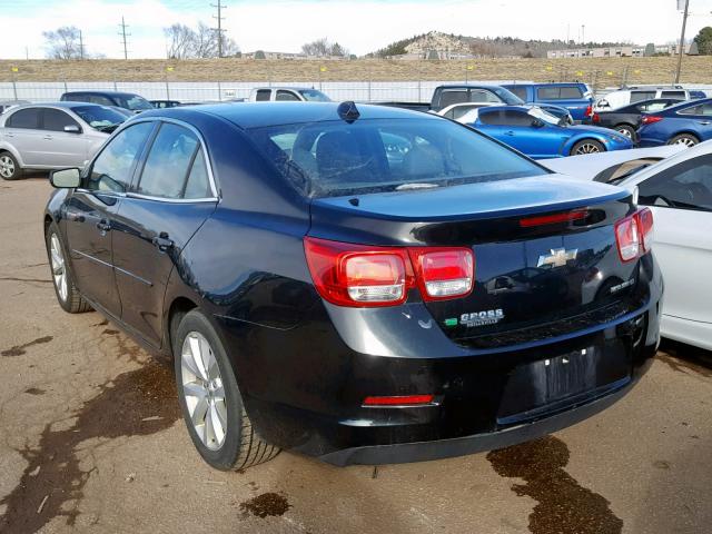 1G11E5SL1EF252251 - 2014 CHEVROLET MALIBU 2LT BLACK photo 3