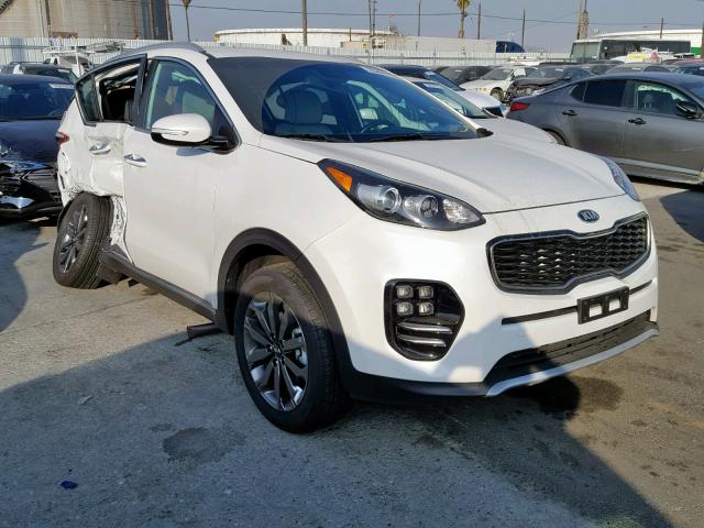 KNDPN3AC7J7427386 - 2018 KIA SPORTAGE E WHITE photo 1