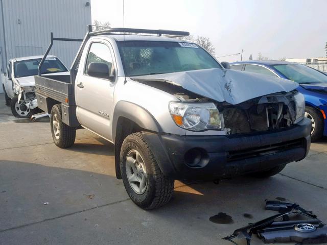 5TEPX4EN8AZ682682 - 2010 TOYOTA TACOMA SILVER photo 1