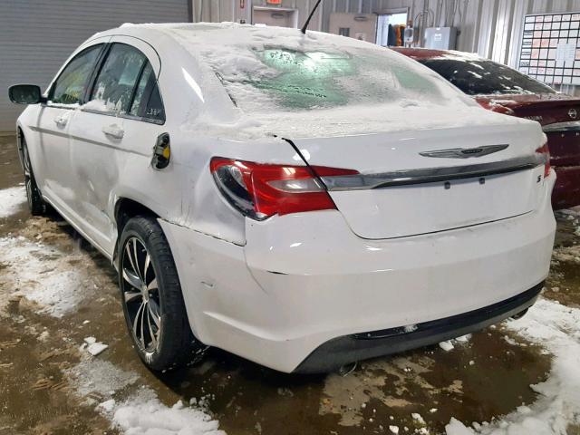 1C3CCBCG2DN724276 - 2013 CHRYSLER 200 LIMITE WHITE photo 3