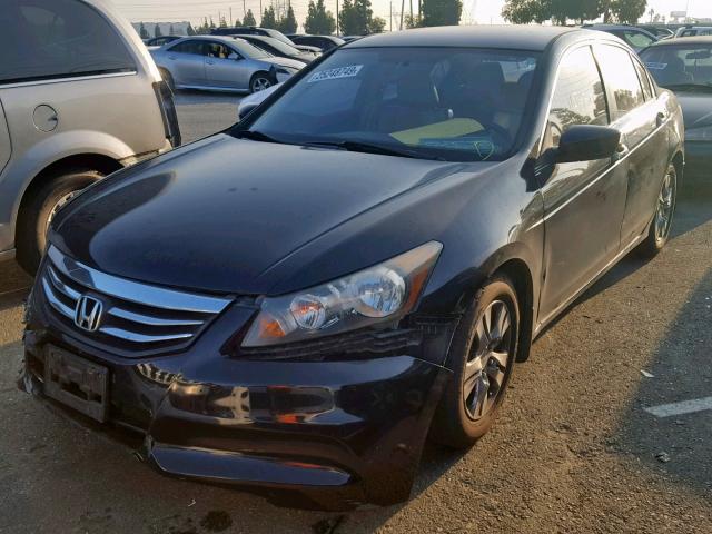 1HGCP2F62BA117156 - 2011 HONDA ACCORD BLACK photo 2