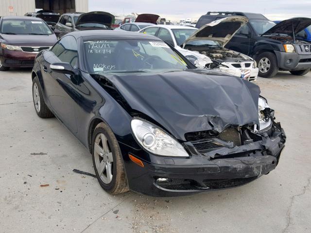 WDBWK54F98F183194 - 2008 MERCEDES-BENZ SLK 280 BLACK photo 1