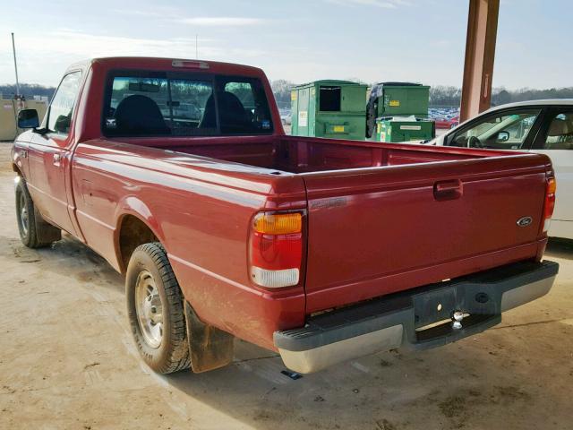 1FTYR10C5WUB34268 - 1998 FORD RANGER RED photo 3