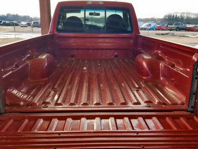 1FTYR10C5WUB34268 - 1998 FORD RANGER RED photo 6