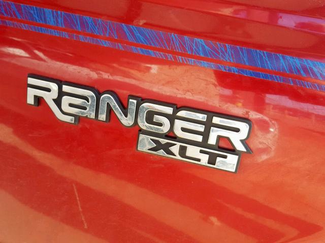 1FTYR10C5WUB34268 - 1998 FORD RANGER RED photo 9