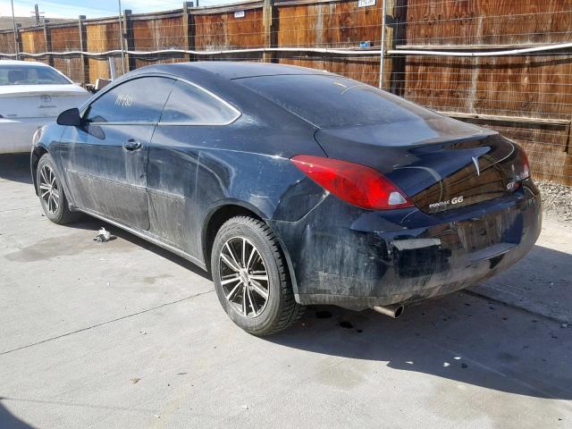 1G2ZH158364193092 - 2006 PONTIAC G6 GT BLACK photo 3