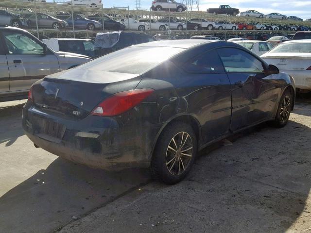 1G2ZH158364193092 - 2006 PONTIAC G6 GT BLACK photo 4