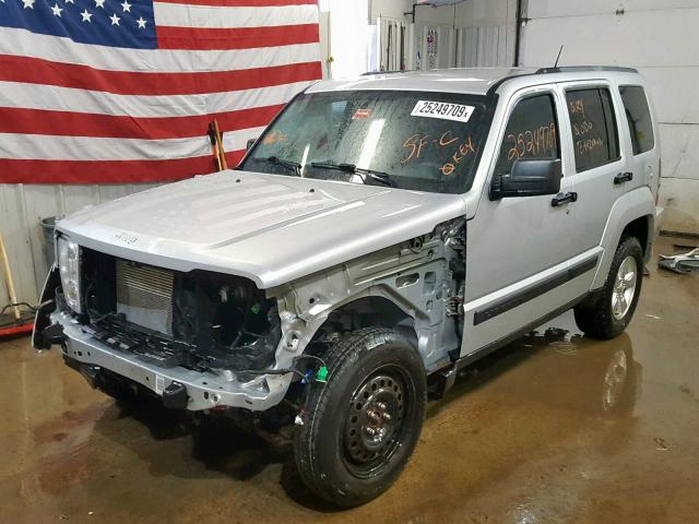 1J4PN2GK7BW592638 - 2011 JEEP LIBERTY SP SILVER photo 2