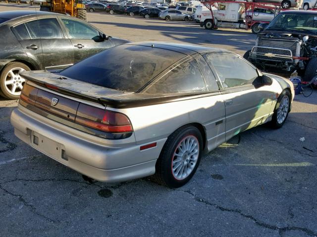 4E3CS54UXME108192 - 1991 EAGLE TALON TSI GOLD photo 4