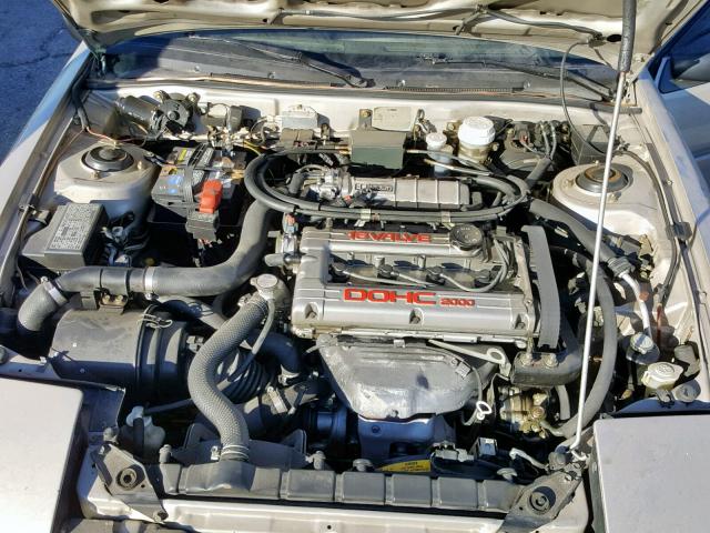 4E3CS54UXME108192 - 1991 EAGLE TALON TSI GOLD photo 7