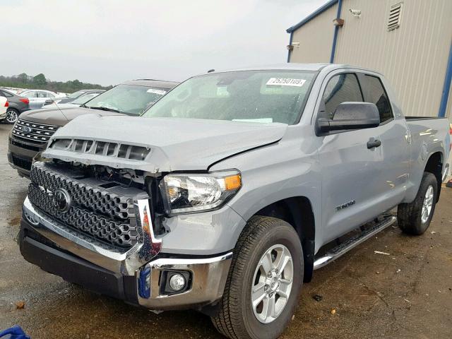 5TFRM5F1XKX135442 - 2019 TOYOTA TUNDRA DOU GRAY photo 2