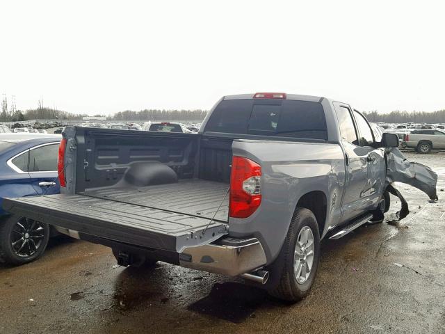 5TFRM5F1XKX135442 - 2019 TOYOTA TUNDRA DOU GRAY photo 4