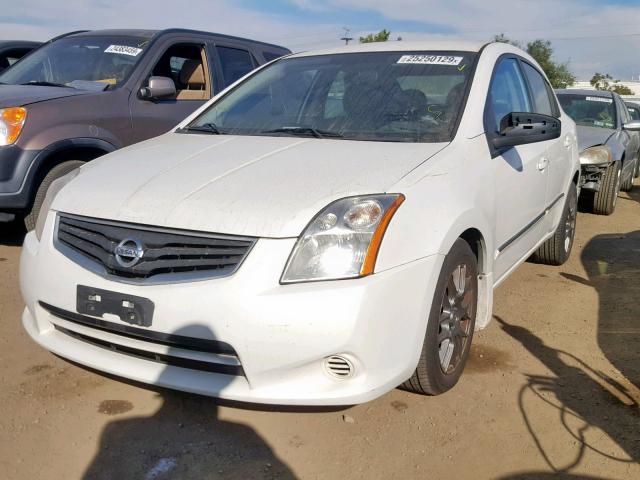 3N1AB6AP5AL644341 - 2010 NISSAN SENTRA 2.0 WHITE photo 2