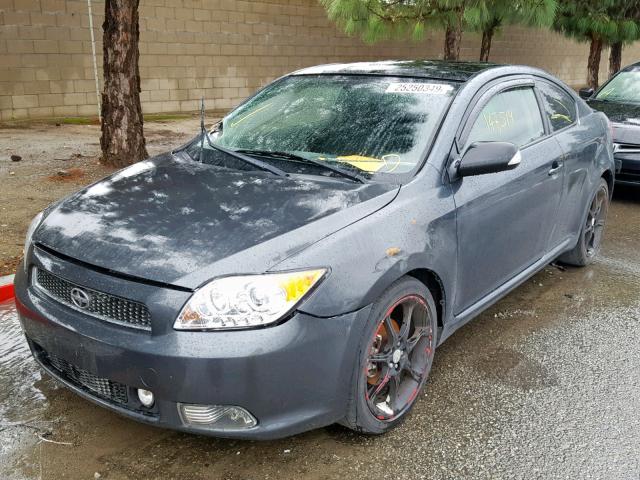 JTKDE177470156542 - 2007 TOYOTA SCION TC ნაცრისფერი ფოტო 2