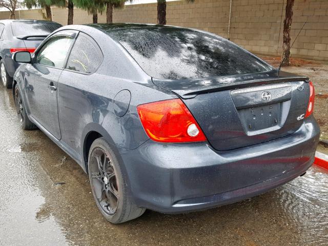 JTKDE177470156542 - 2007 TOYOTA SCION TC ნაცრისფერი ფოტო 3