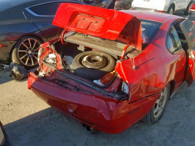 JHMBB2254PC004549 - 1993 HONDA PRELUDE SI RED photo 9