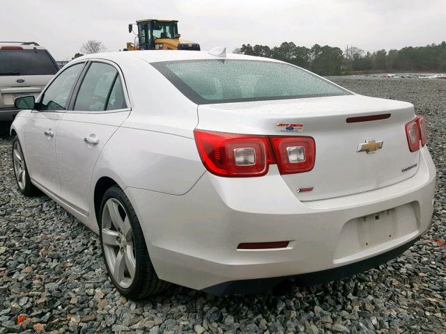 1G11G5SX9FF302246 - 2015 CHEVROLET MALIBU LTZ WHITE photo 3