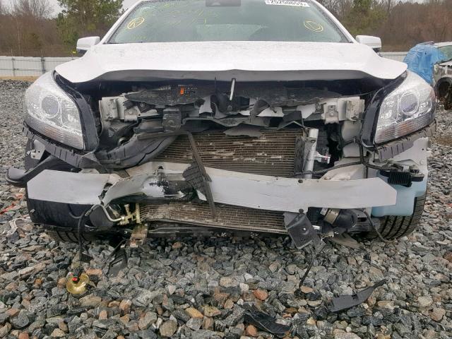 1G11G5SX9FF302246 - 2015 CHEVROLET MALIBU LTZ WHITE photo 9