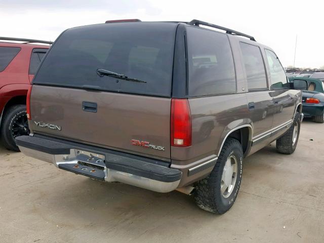 1GKEK13R9VJ748431 - 1997 GMC YUKON BEIGE photo 4