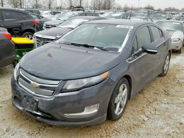 1G1RA6E40DU122867 - 2013 CHEVROLET VOLT GRAY photo 2