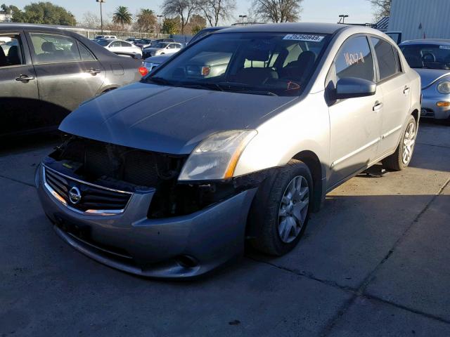 3N1AB6AP4BL612935 - 2011 NISSAN SENTRA 2.0 SILVER photo 2