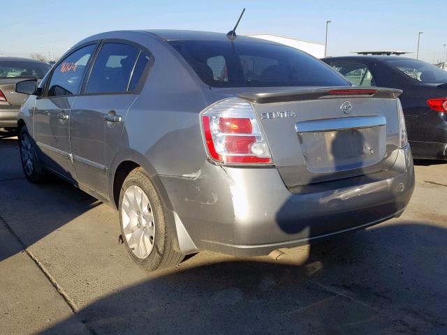 3N1AB6AP4BL612935 - 2011 NISSAN SENTRA 2.0 SILVER photo 3