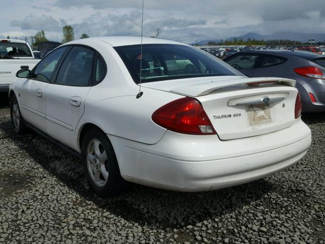 1FAFP55S82G127477 - 2002 FORD TAURUS SES WHITE photo 3