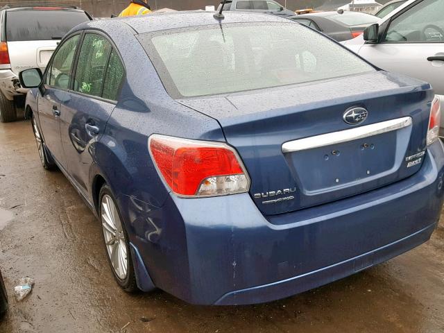 JF1GJAD65CH008929 - 2012 SUBARU IMPREZA PR BLUE photo 3