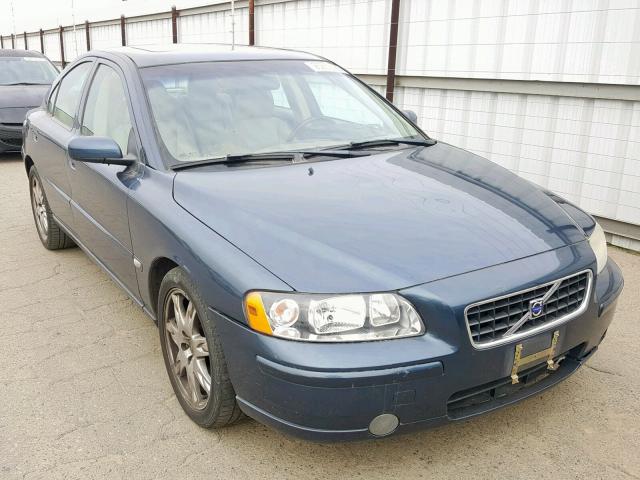 YV1RS592662527048 - 2006 VOLVO S60 2.5T BLUE photo 1