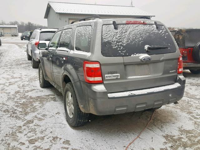 1FMCU93G19KC56689 - 2009 FORD ESCAPE XLT GRAY photo 3