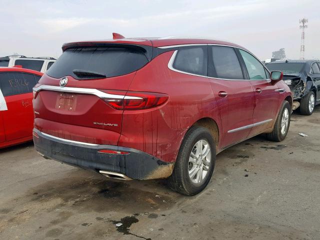5GAERBKW2JJ140993 - 2018 BUICK ENCLAVE ES RED photo 4