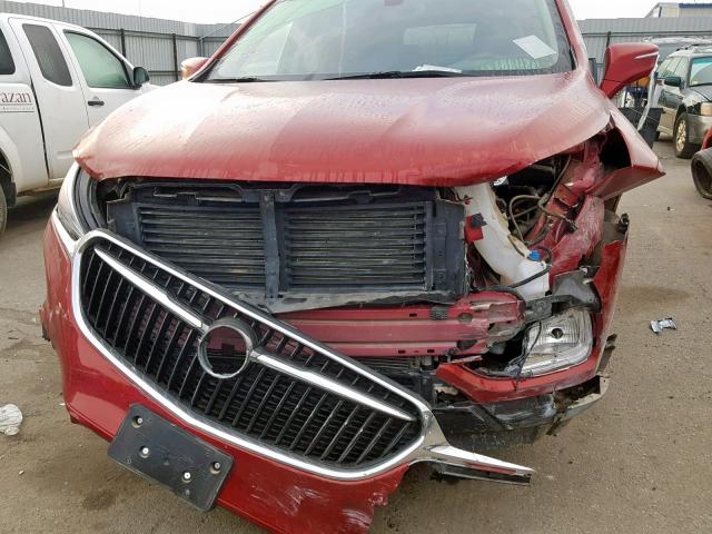 5GAERBKW2JJ140993 - 2018 BUICK ENCLAVE ES RED photo 9