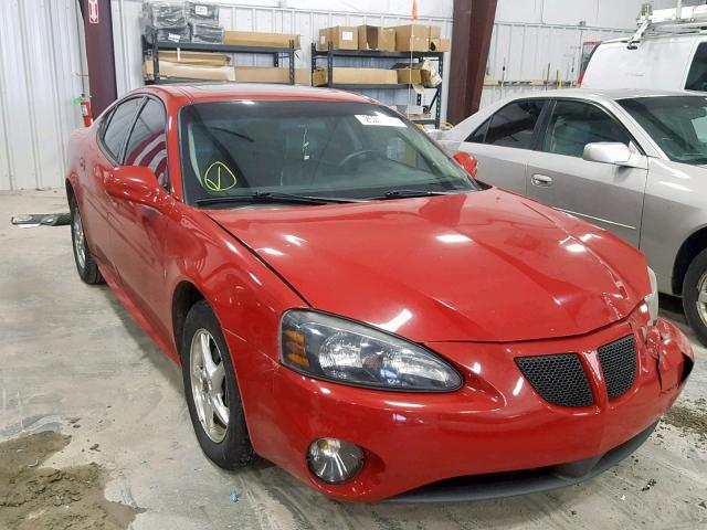 2G2WP552681120922 - 2008 PONTIAC GRAND PRIX RED photo 1