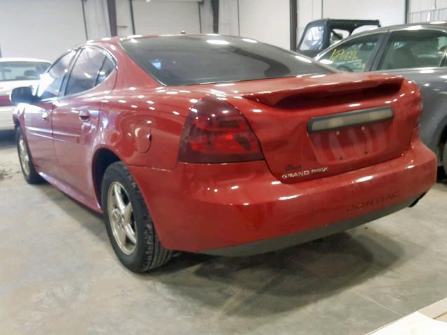 2G2WP552681120922 - 2008 PONTIAC GRAND PRIX RED photo 3