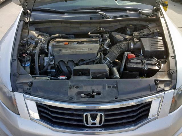 JHMCP26458C031073 - 2008 HONDA ACCORD LXP SILVER photo 7